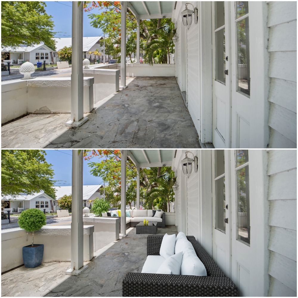 Front Porch Virtual Staging