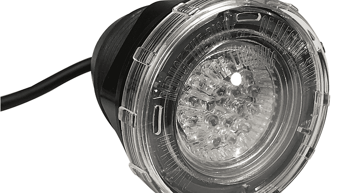 Reflector 1W a 12V LED blanco, ideal para jacuzzi