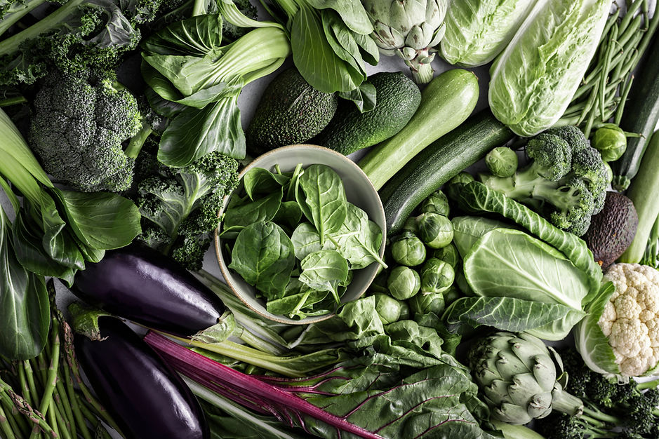 Green leafy vegetables
