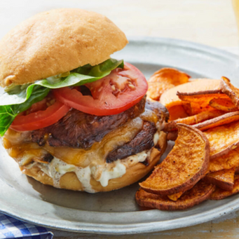Portobello Burgers & Chips