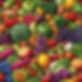 Create a colourful realistic and vibrant haven of colours which include loads of fruit and