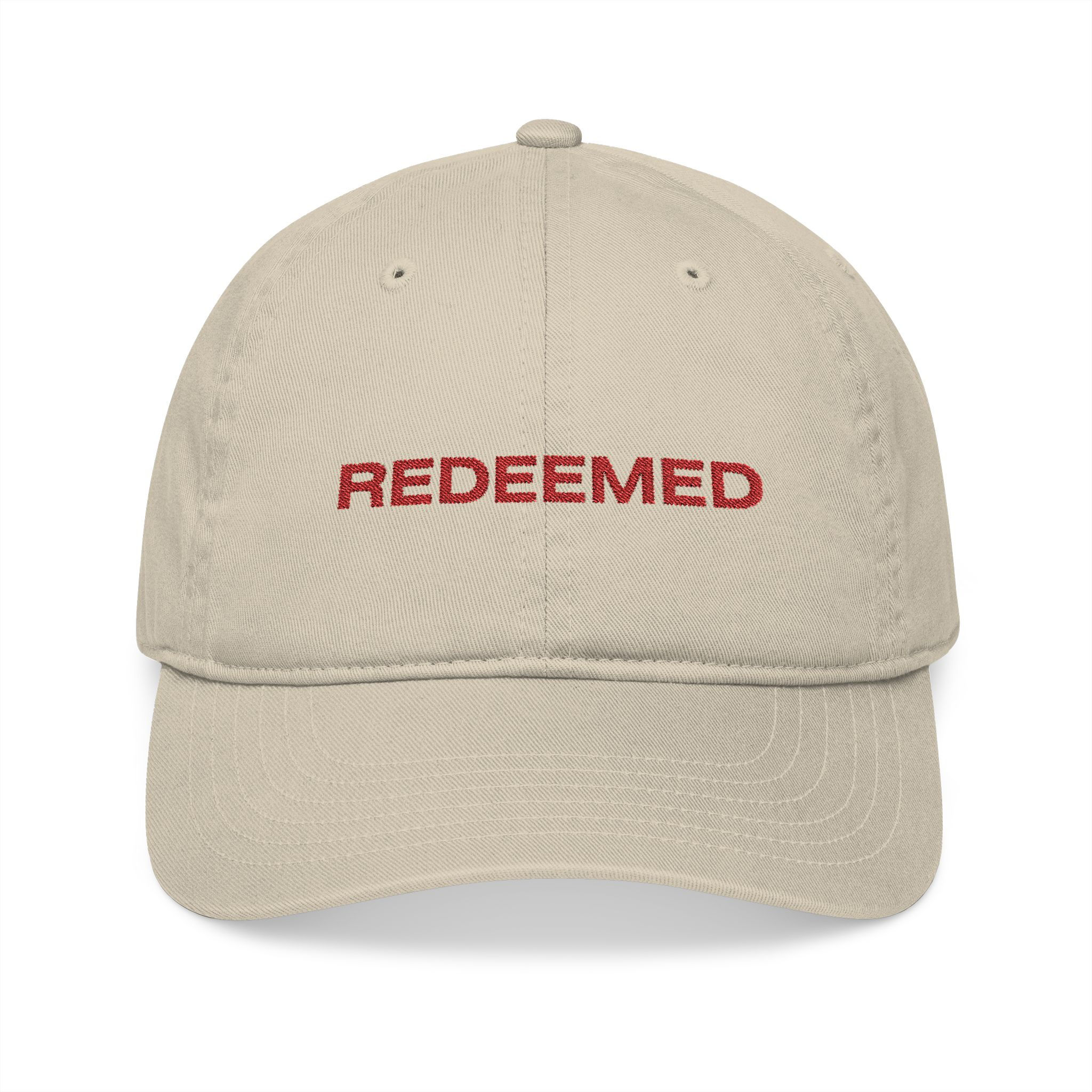 Organic Embroidered Baseball Cap - Redeemed