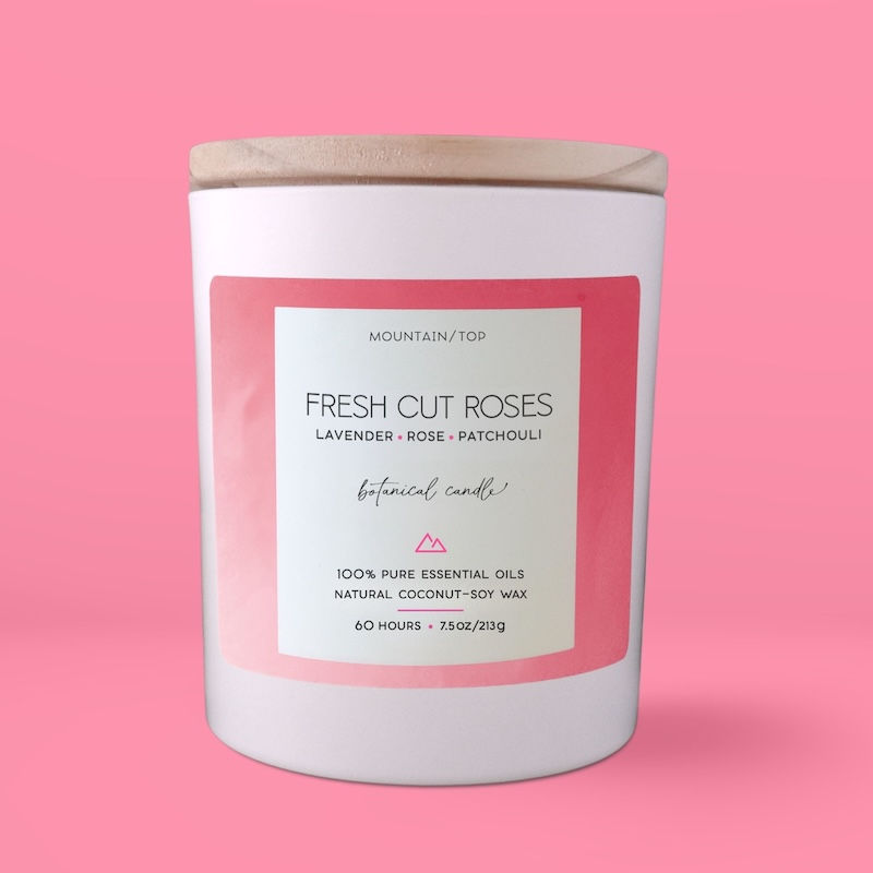 Thumbnail: Fresh Cut Roses// Essential Oil Candle