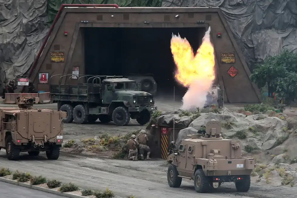 Reuters/Christopher Pike | UAE troops display their skills at the Idex defence show in Abu Dhabi. Kristian Alexander said the strikes on Qatar would encourage GCC states to invest more in weapons to 'shoot down missiles and drones'