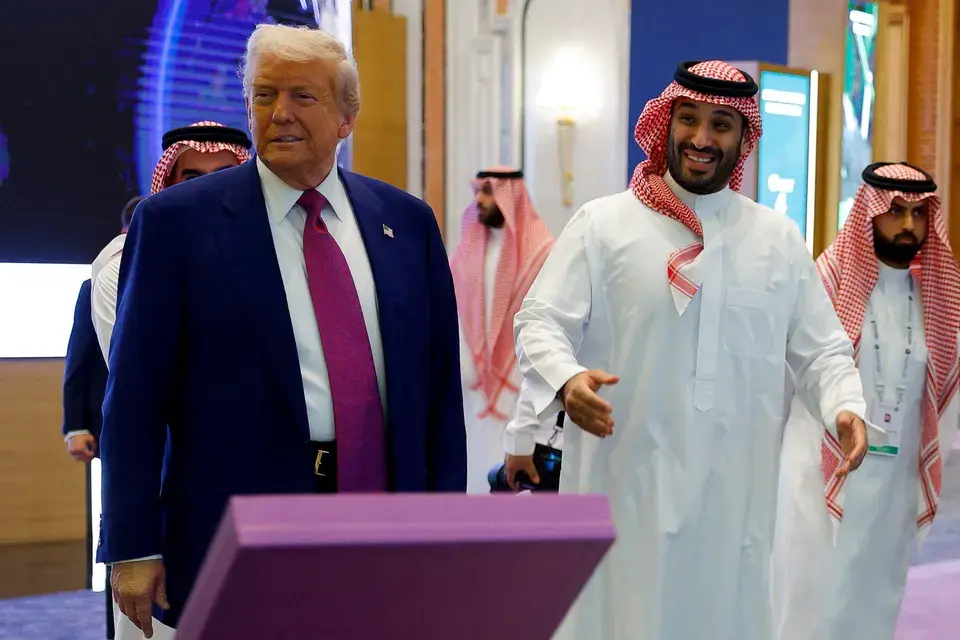 Reuters/Brian Snyder | President Donald Trump and Crown Prince Mohammed bin Salman in Riyadh. The Saudi leader is due to visit the US in November, reports suggest