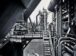 black-and-white-factory-industrial-plant