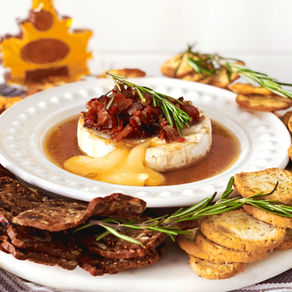 Maple Bacon Baked Brie