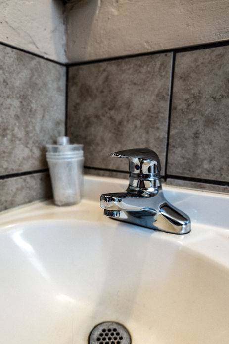 New View Motel Extended Stay Original Room Bathroom Sink