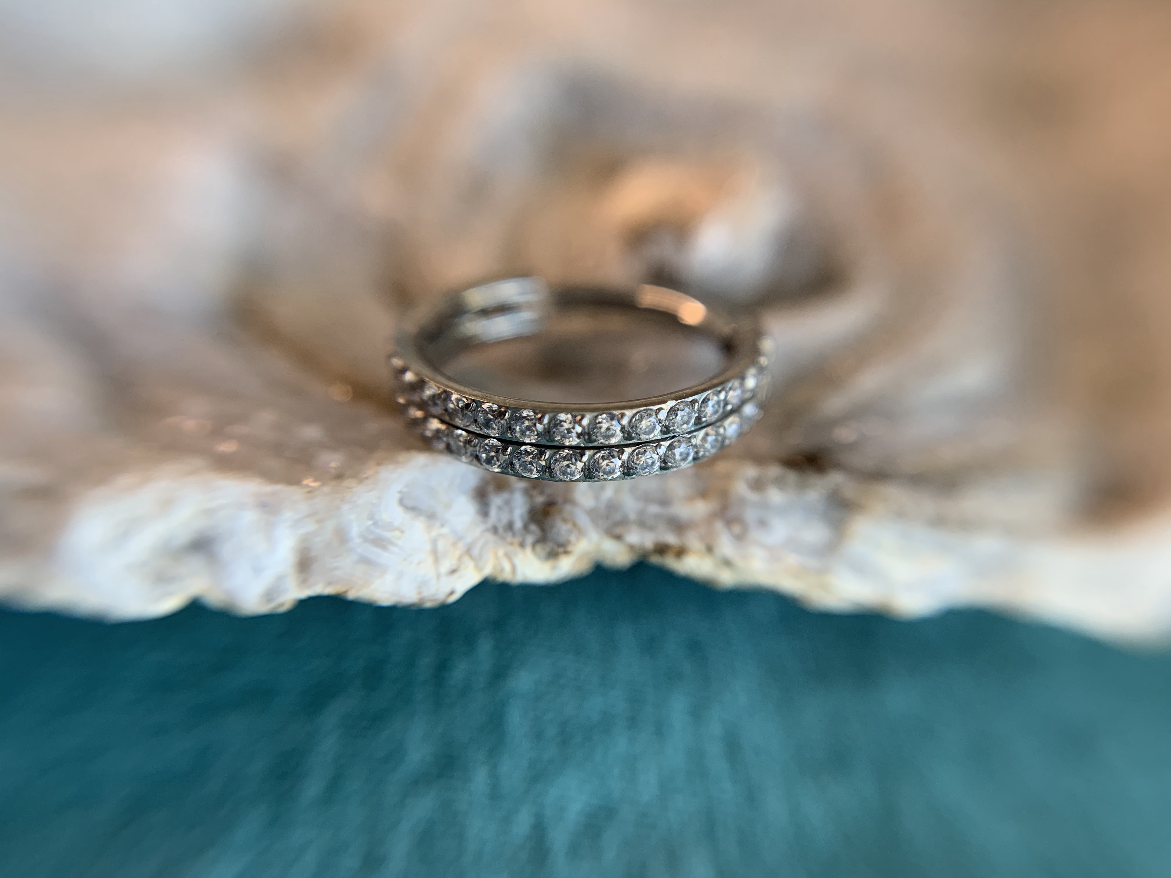 Segmento Cravejado Duplo  (8, 10 ou 12mm)