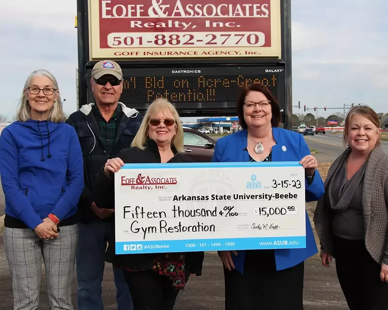 Eoff & Associates Realty, Inc. Donates to Gym Restoration