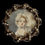 Thumbnail: Antique French Portrait Miniature Brooch