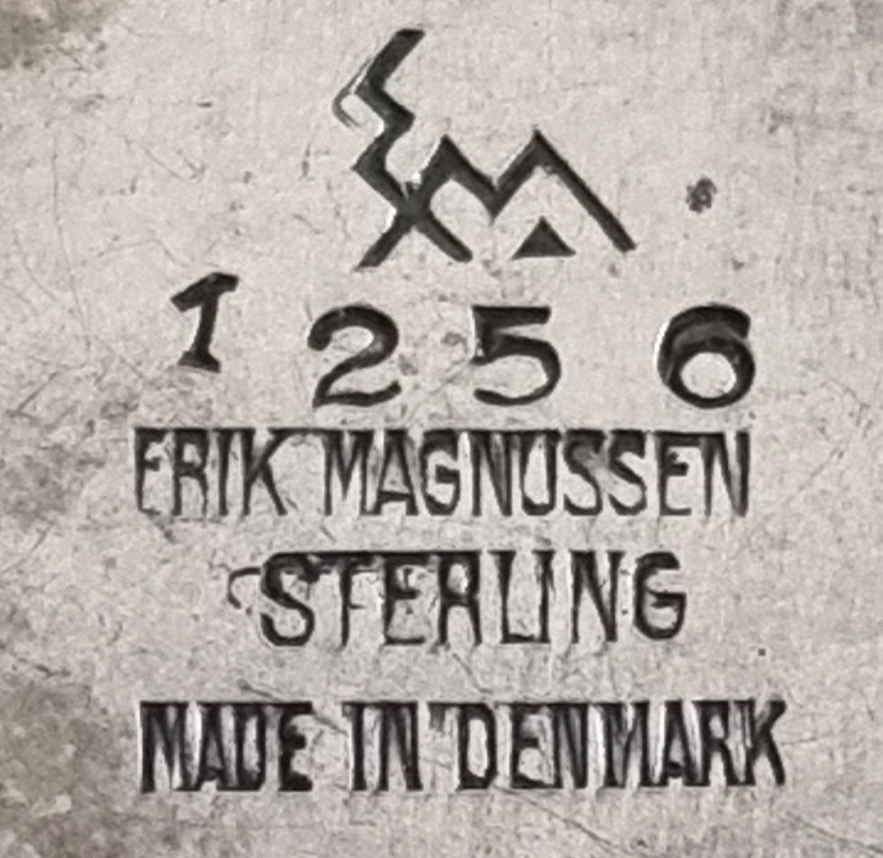 Erik Magnussen Scandinavian Silver Brooch