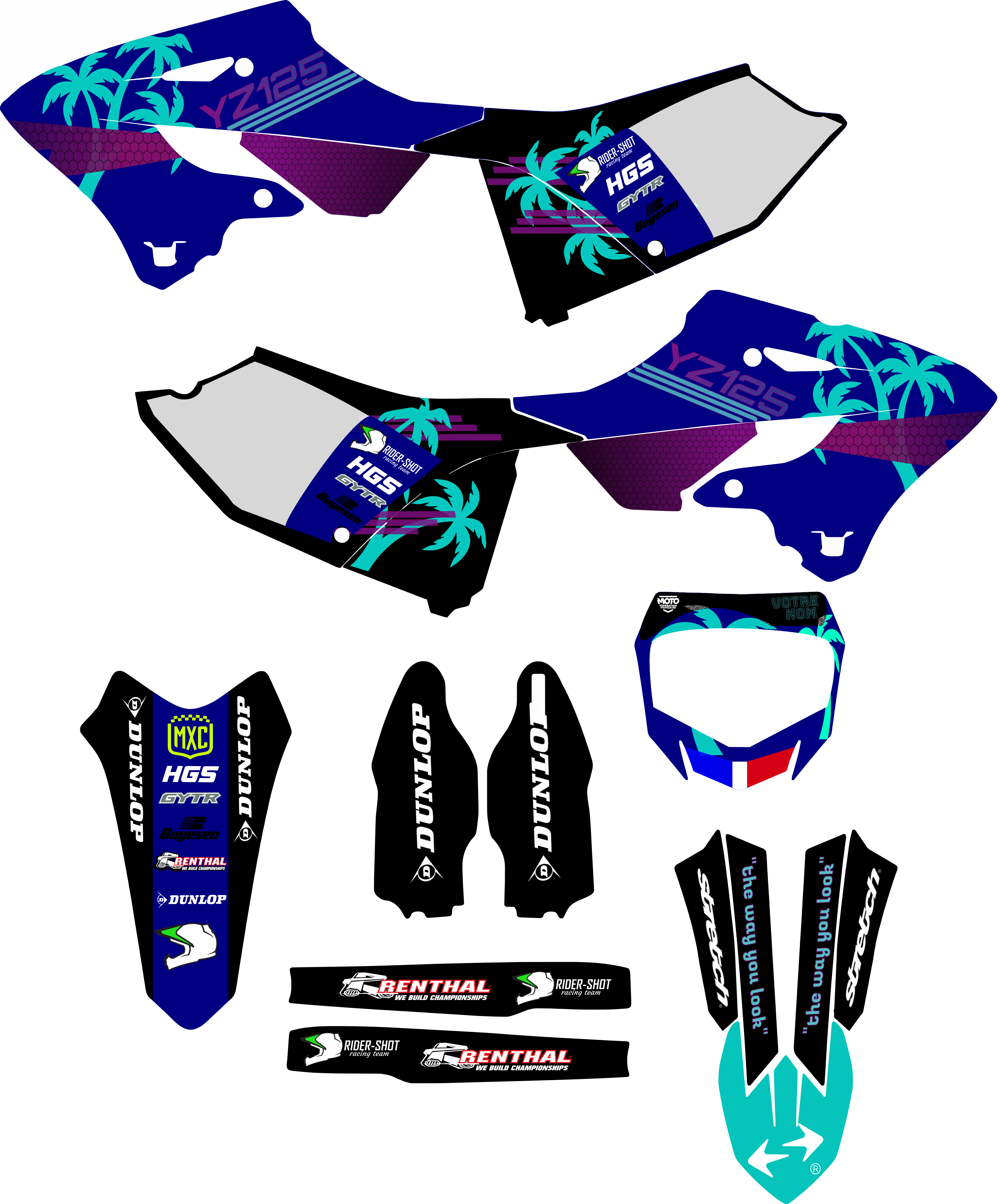 Tropical Yamaha 125 & 250 2021-2022