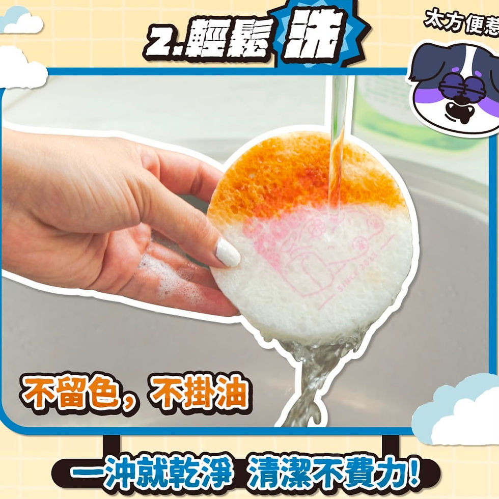 縮圖：COUCH POTATO「懶人木漿棉」🍽️ 洗碗也可以很療癒！