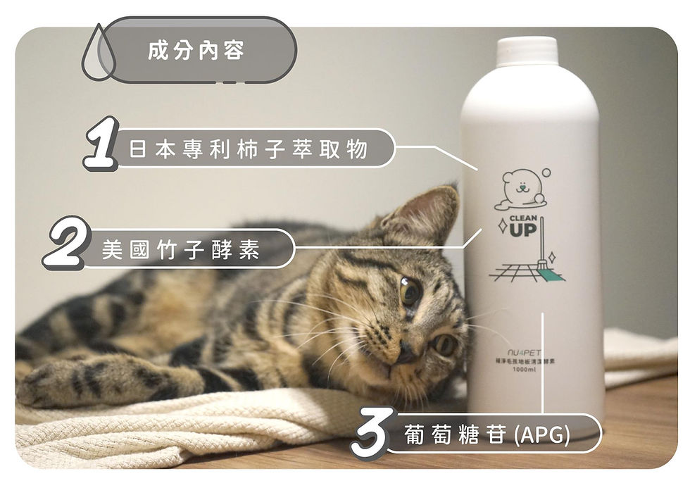 縮圖：🌿陪心寵糧| 植淨毛孩 - 地板清潔酵素 1000ml🌿