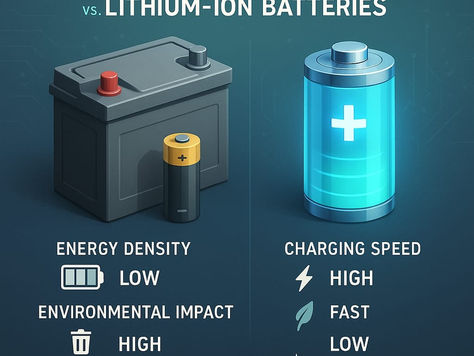 Conventional vs. Lithium-Ion Batteries: Why Lithium-Ion Leads the Future