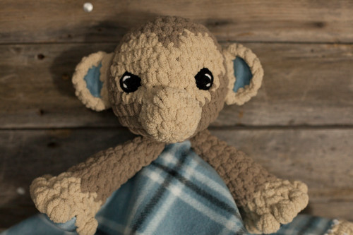 Monkey Blanket Crochet Monkey Lovey Pattern Free Sock Monkey Lovey