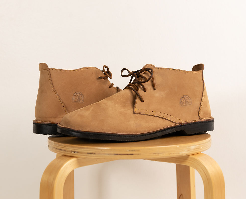 Thumbnail: Men's Ankle Cut Tan Vellies