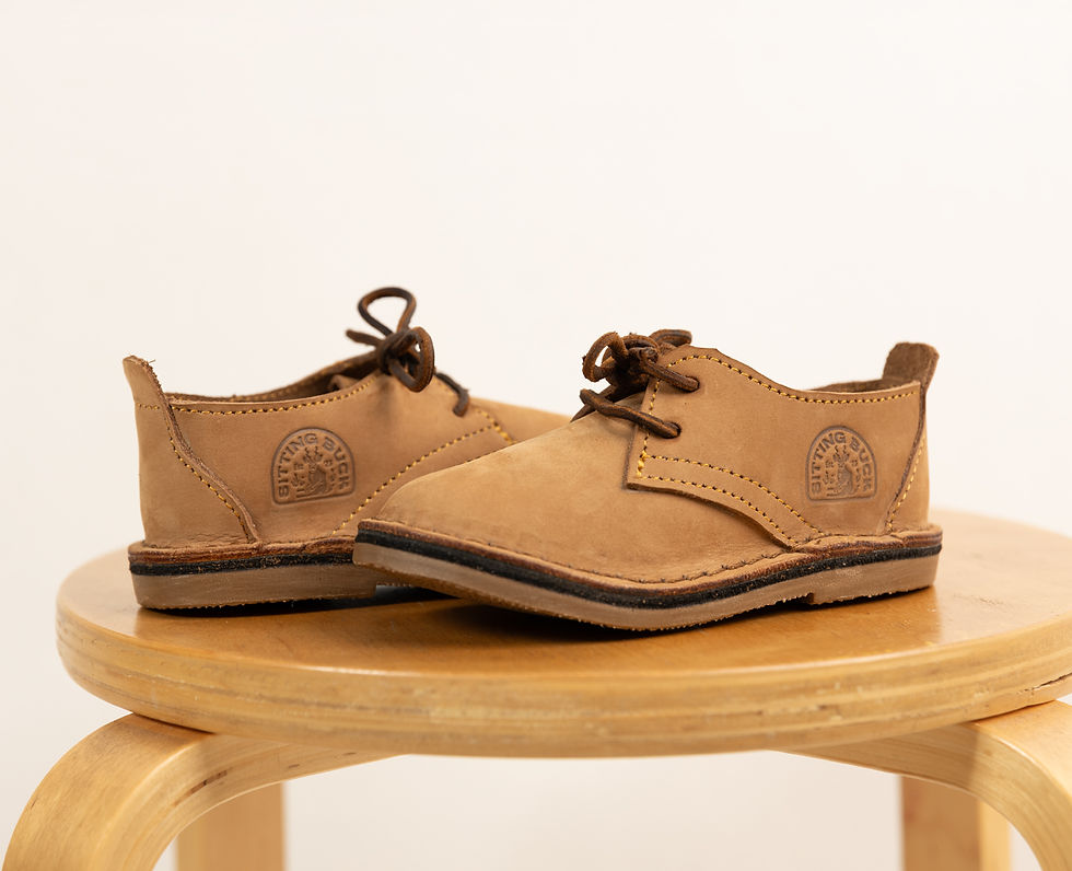 Thumbnail: Boys' Low Cut Tan Vellies