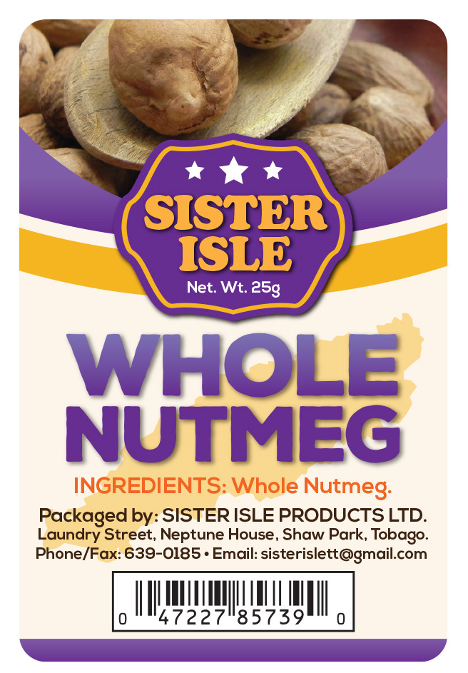 Sister Isle (Whole Nutmeg 25g) Digital Label