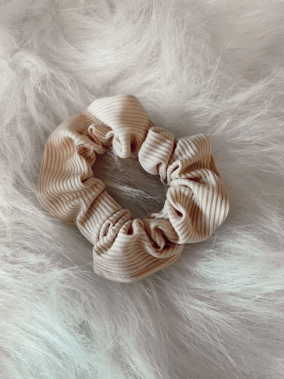 Thumbnail: Corduroy Stripe Ribbed Scrunchies