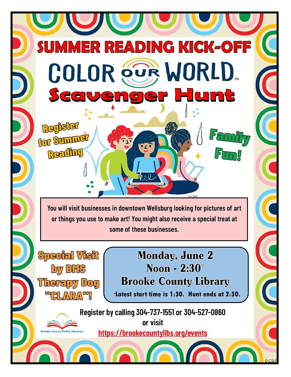 SUMMER READING KICK-OFF SCAVENGER HUNT  