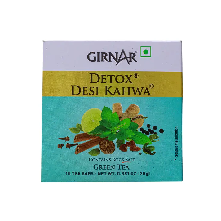 Refresh Your Mind and Body with the Authentic Taste of India – Girnar Detox Desi Kahwa Tea Bags from Ajanta Tea