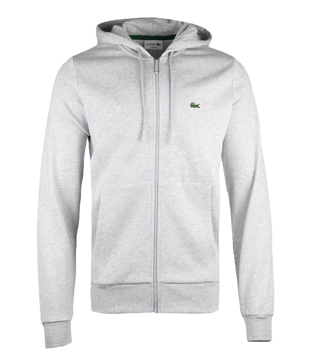 Felpa Lacoste con zip e cappuccio sh9626