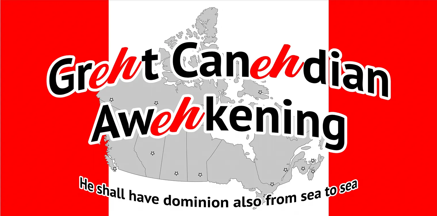 The Greht Canehdian Awehkening Conference