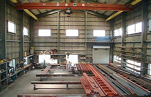 自社鉄骨工場