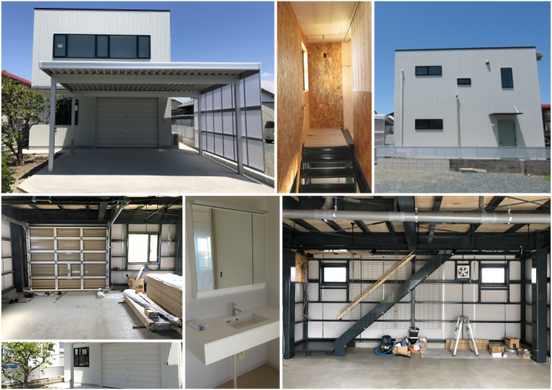 ガレージハウス施工例