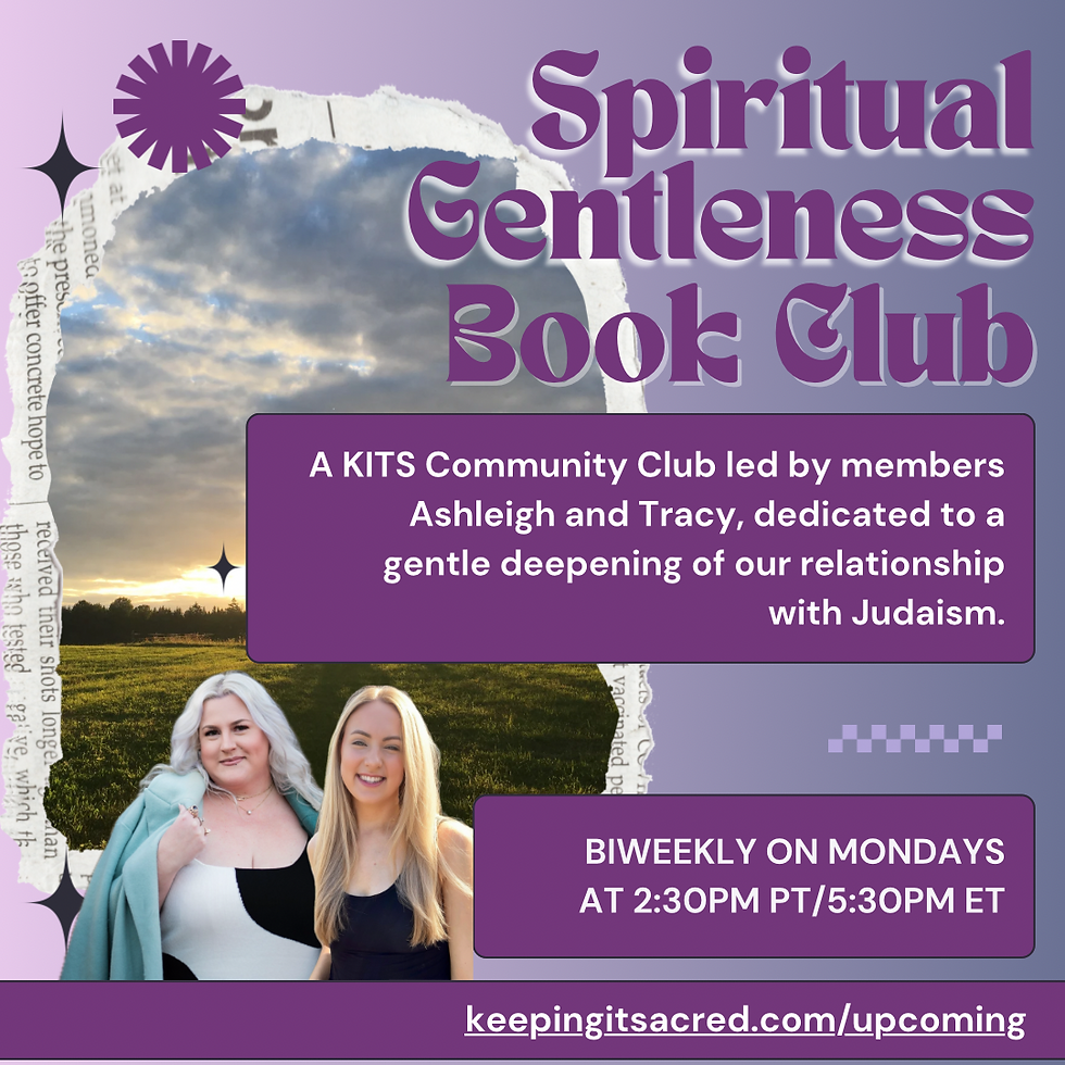 SPIRITUAL GENTLENESS BOOK CLUB