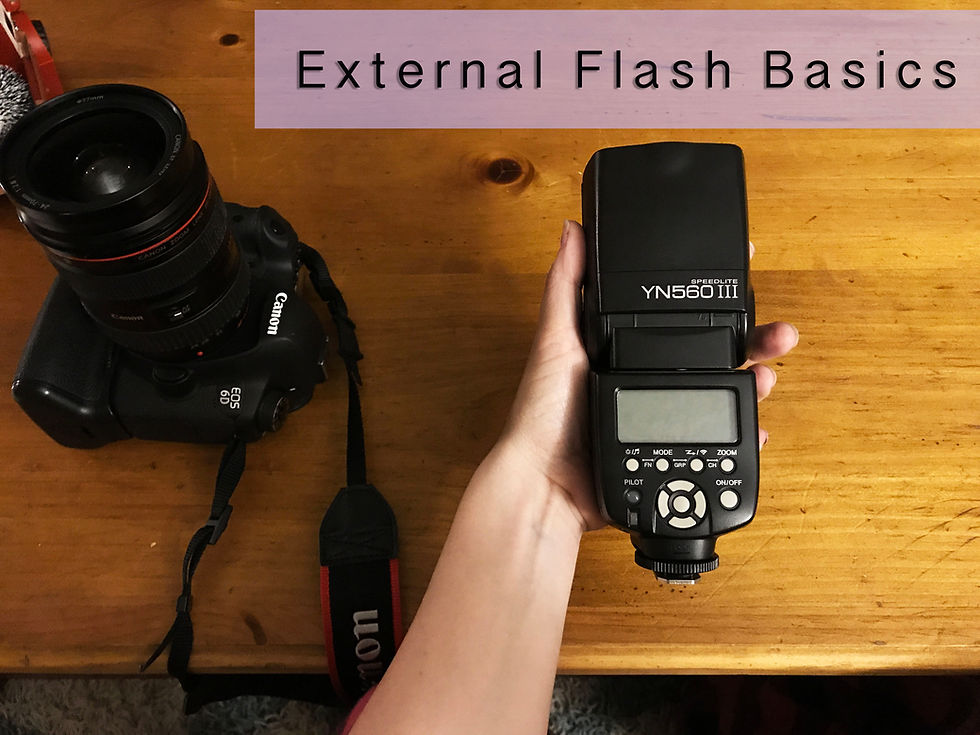 Introduction to external flash, tips for beginners