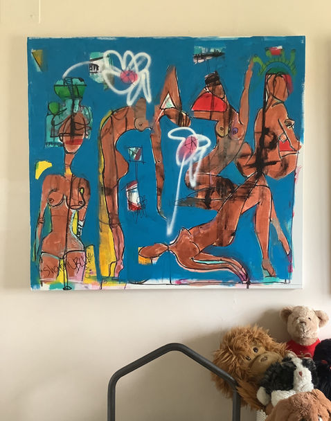 Painting by Sharon Blu