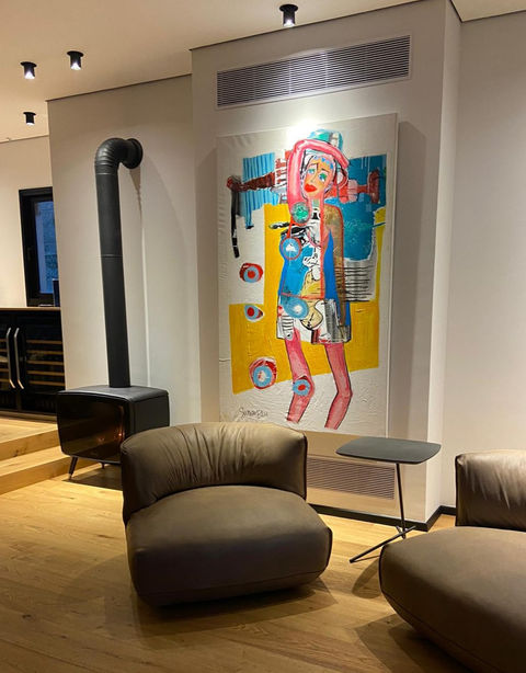 Painting by Sharon Blu