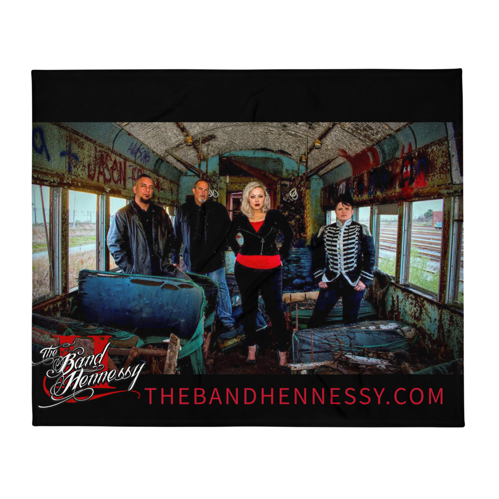 THE BAND HENNESSY FREIGHT TRAIN THROW BLANKET