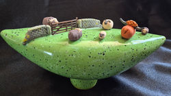 FA-15: (21cm length) 1 Highland Cow & 5 Sheep £160