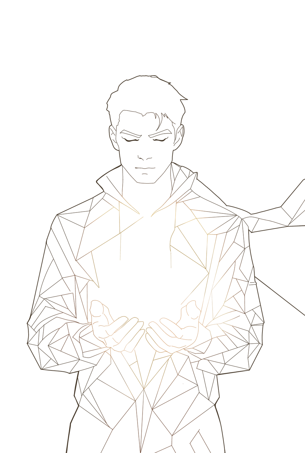 Jaren Line Art - By Taryn Stone