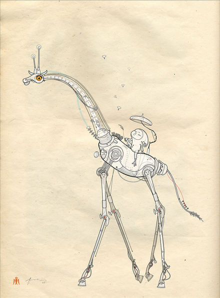 feric Roda art - Giraffe