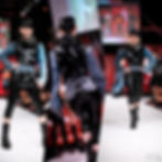 Latex/Denim upcycling Minikleid