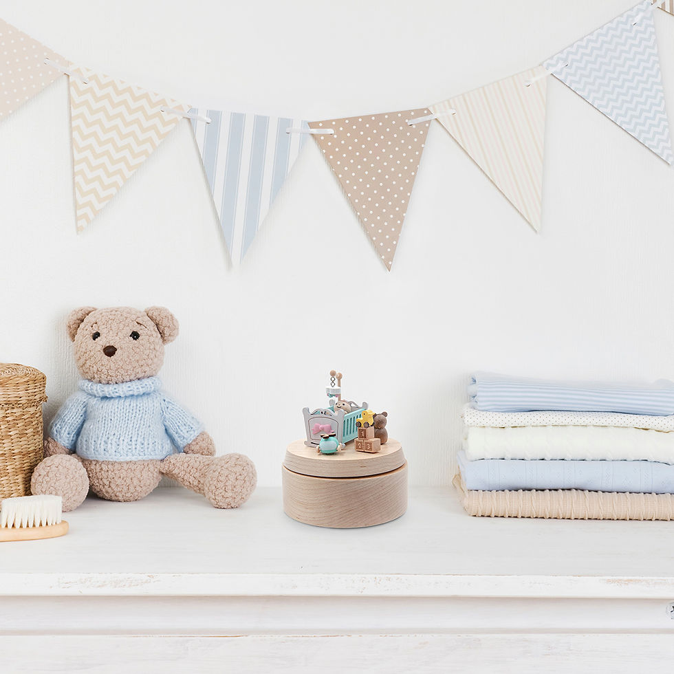 Miniatura: Cajita Musical Bebe en Cuna