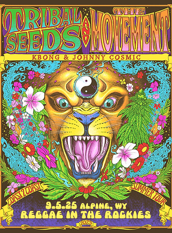 Tribal Seeds and The Movement tour poster