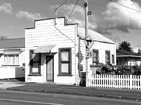 The historic Bank of New Zealand (BNZ) building on King Street in Hikurangi is a 1910 heritage landmark