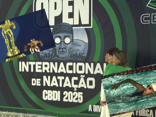 CBDI REALIZOU OPEN INTERNACIONAL DE NATAÇÃO 2025 EM SÃO PAULO