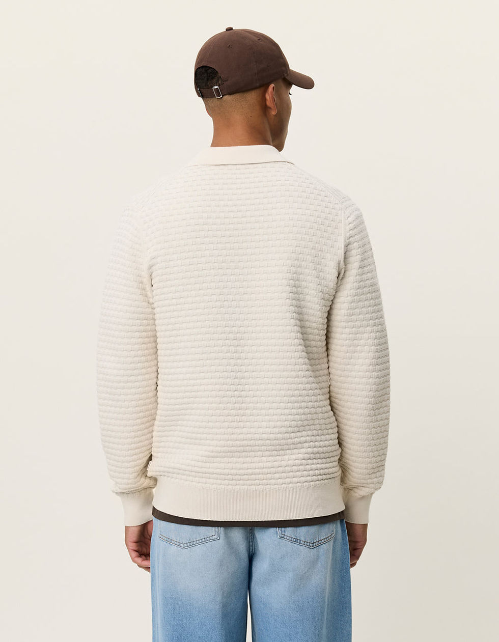 Thumbnail: Weave Knitted LS Polo