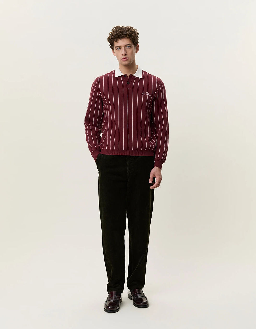 Thumbnail: Knitted LS Polo