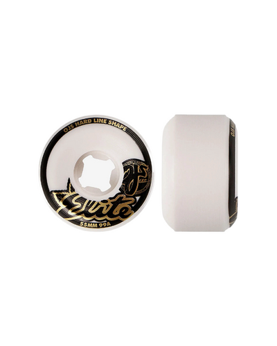 OJ Elite Hardline Wide Wheels (white) 55mm 99A 4 Pack | Ripe