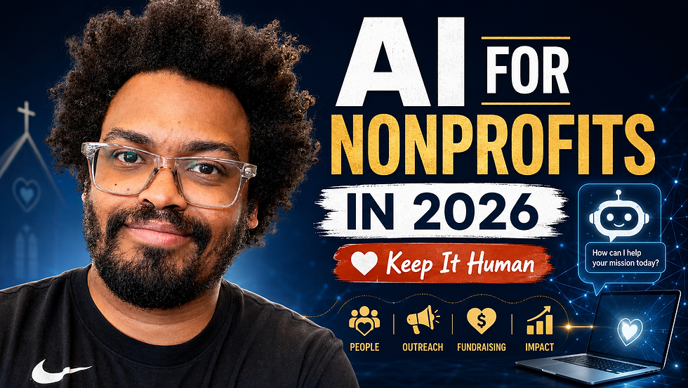 How Nonprofits and Churches Can Use AI in 2026 Without Losing What Makes Them Human