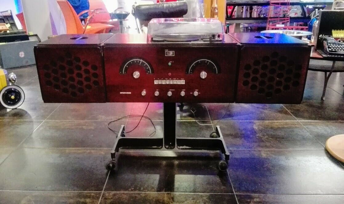 IMPIANTO STEREO RR126 VINTAGE DI ACHILLE E PIER CASTIGLIONI PER BRIONVEGA