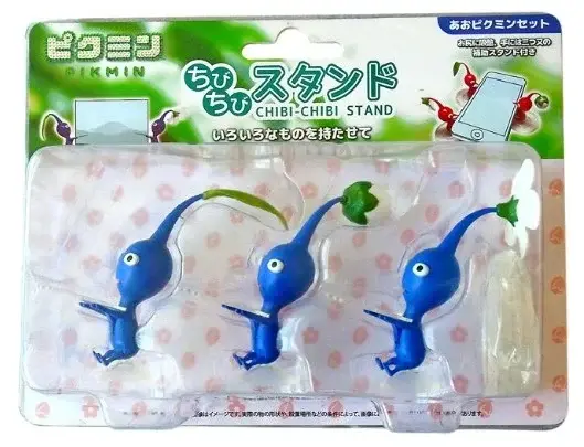 Sanei Blue Pikmin Chibi-Chibi Stands